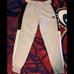 Adidas fleece joggers! Size L